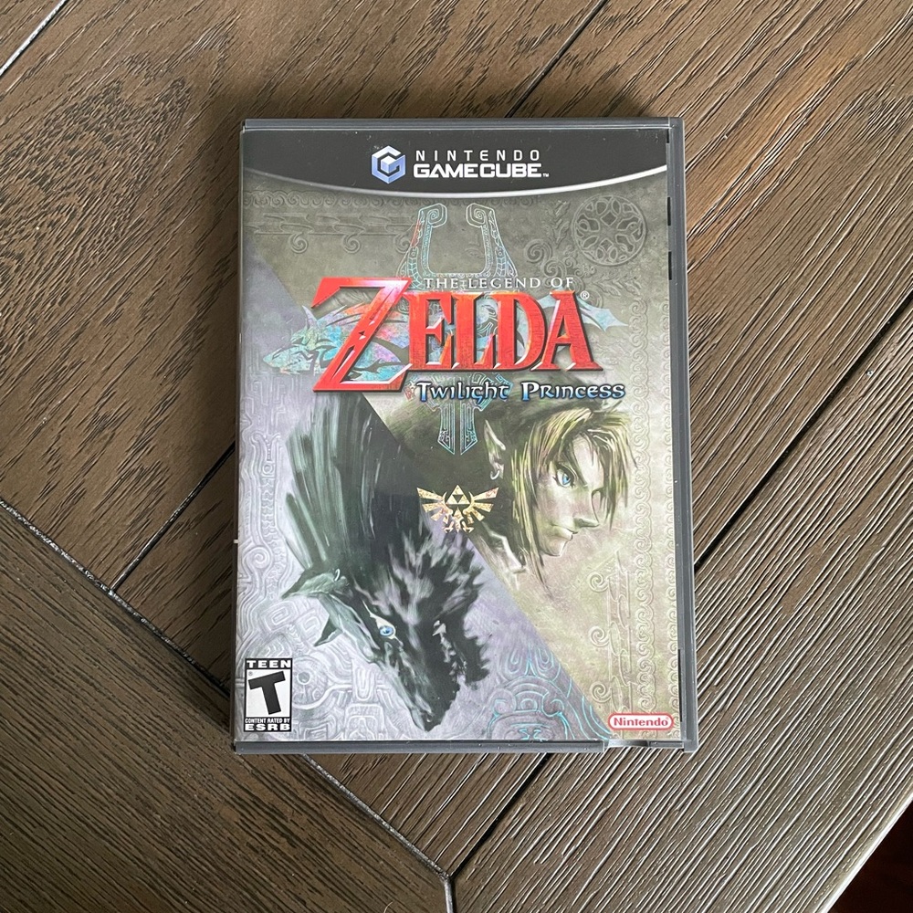 Nintendo GameCube Zelda: Twilight Princess - Black and Silver